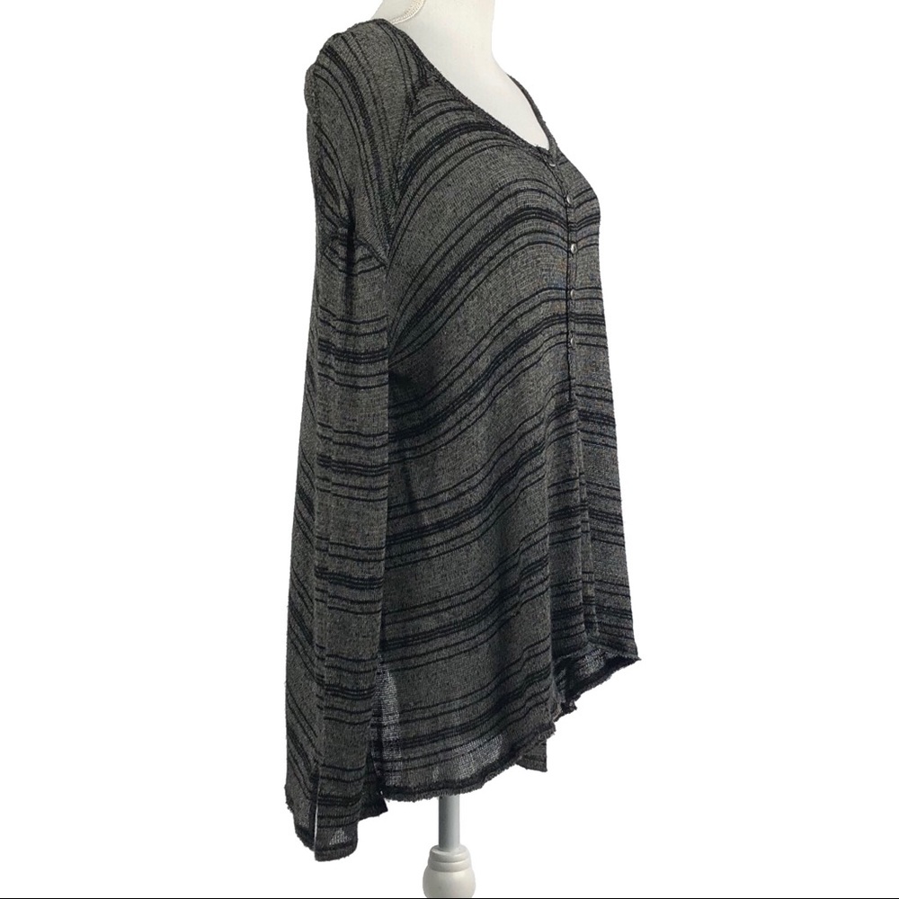 *SOLD* FREE PEOPLE | We the Free Striped Henley - Picture 3 of 6